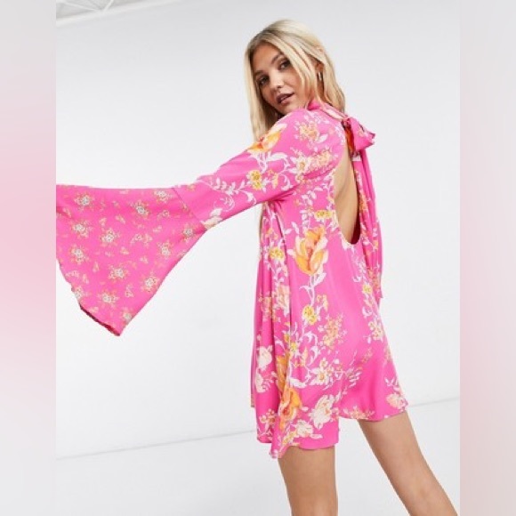 FREE PEOPLE TATE FLORAL PRINT DRESS 💖IN STORES💖 - Picture 3 of 8
